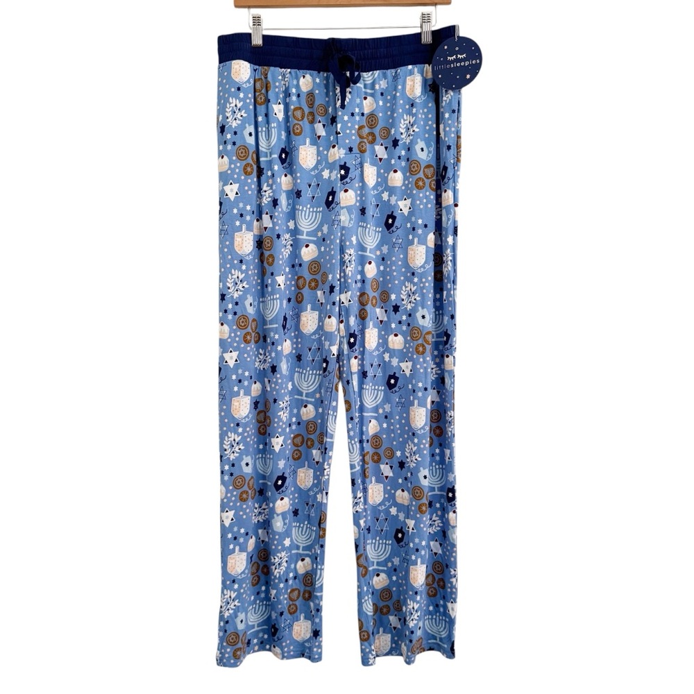 Little Sleepies Blue Hanukkah Bamboo
Pajama Pants NWT Size XL